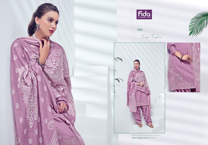 Nyura By Fida Embroidery Pure Cotton Designer Salwar Kameez Wholesale Price In Surat